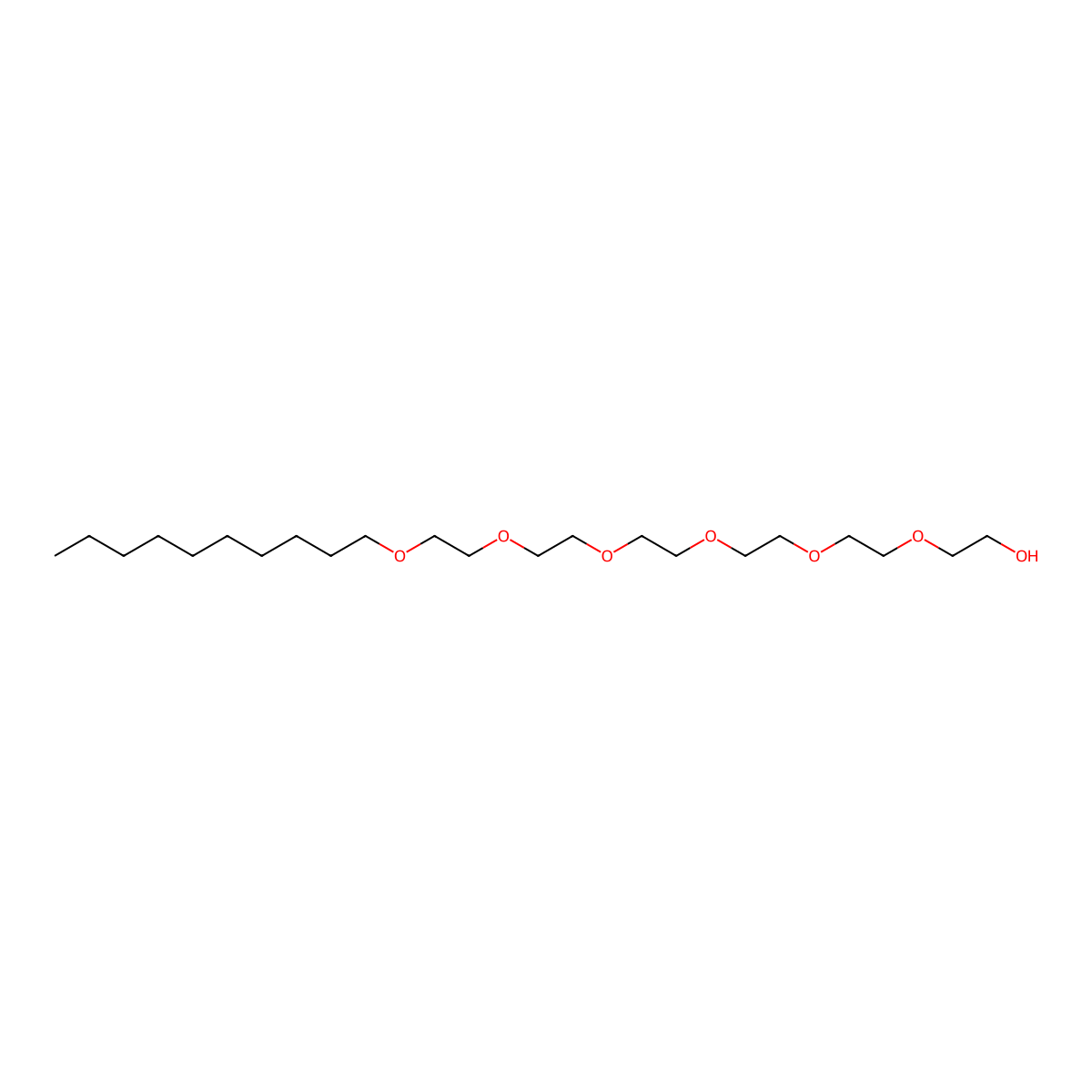 3,6,9,12,15,18-Hexaoxaoctacosan-1-ol molecular structure, CAS 5168-89-8