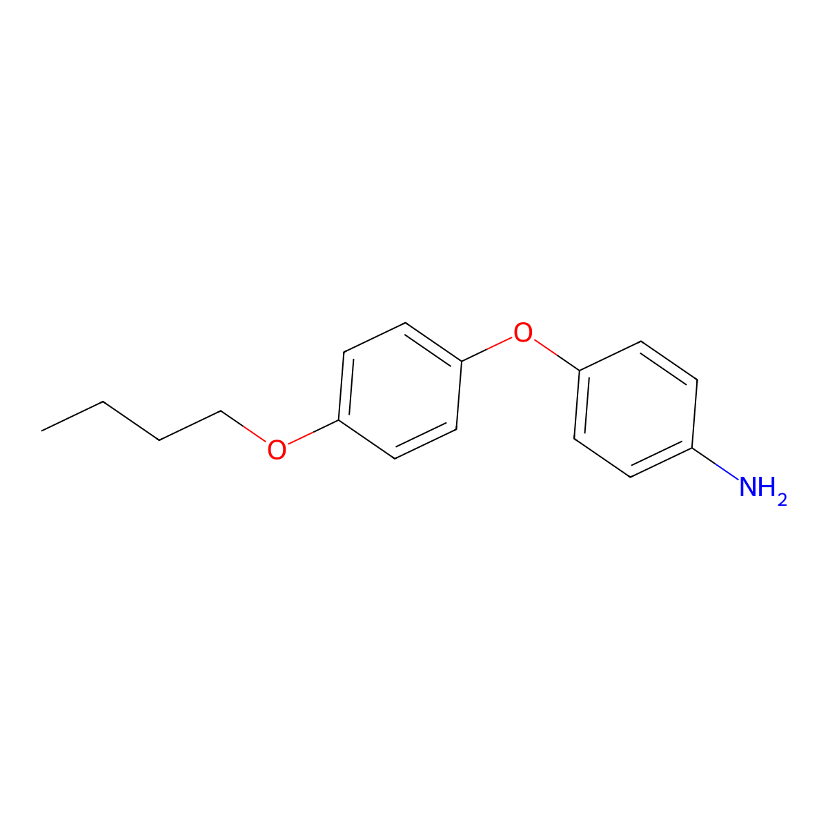 4-(4-Butoxyphenoxy)aniline molecular structure, CAS 51690-68-7