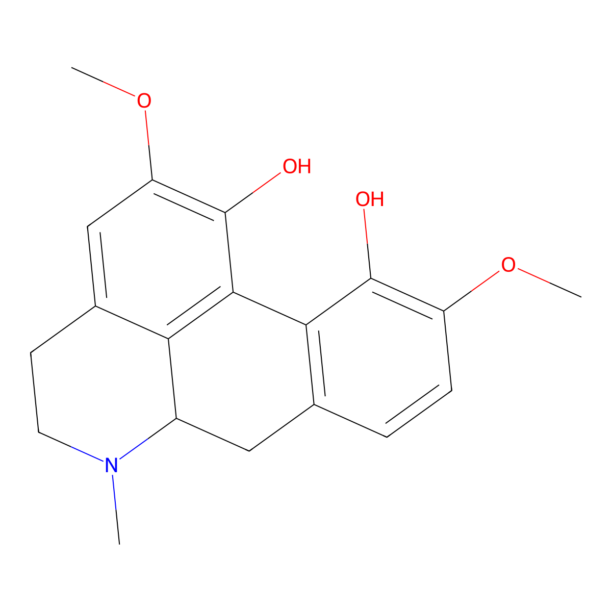 (+)-Corytuberine molecular structure, CAS 517-56-6