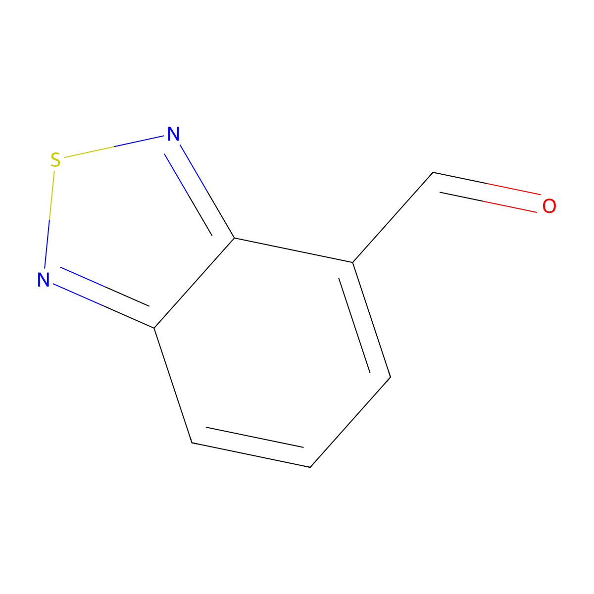 2,1,3-Benzothiadiazole-4-carbaldehyde molecular structure, CAS 5170-68-3