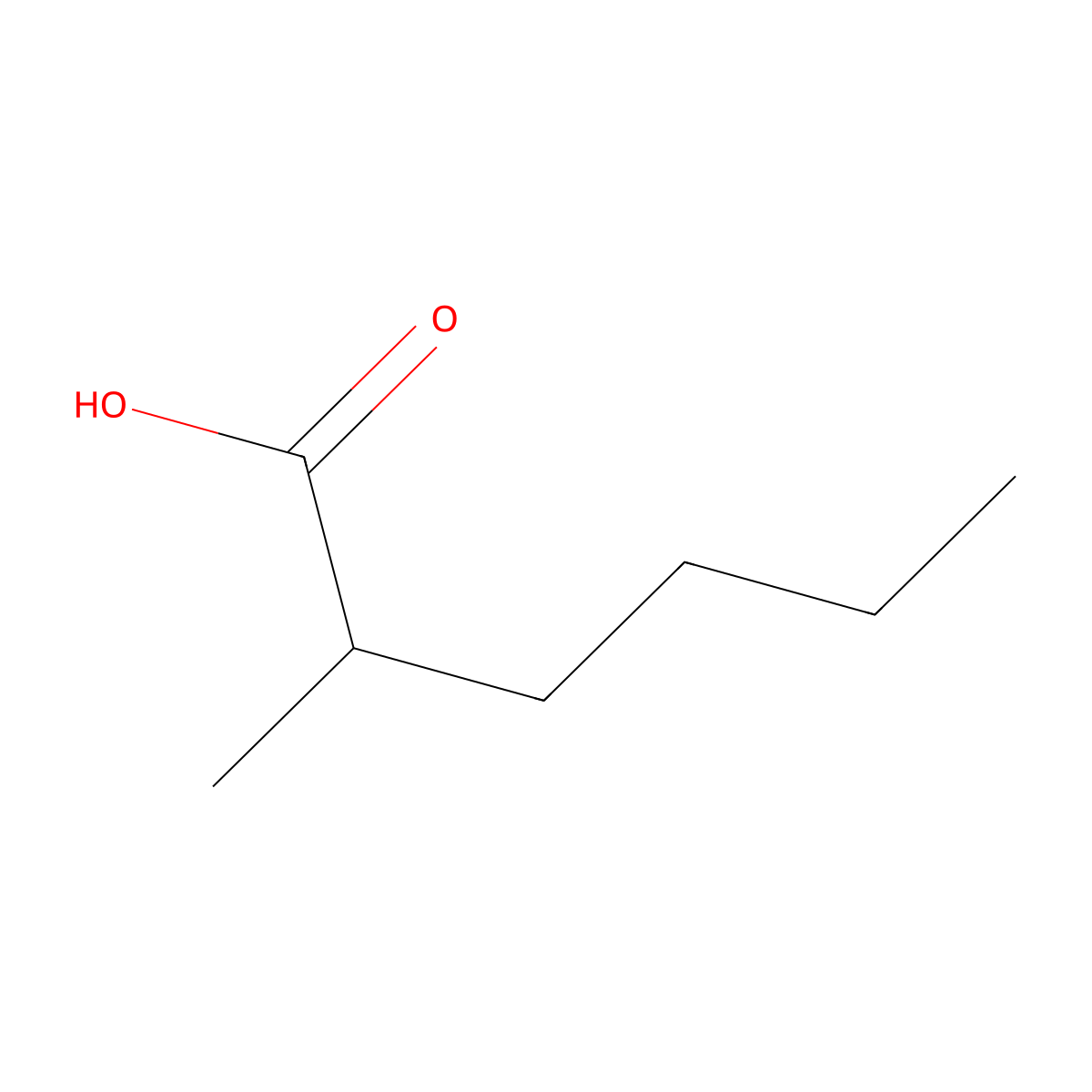 (2R)-2-methylhexanoic acid molecular structure, CAS 51703-97-0