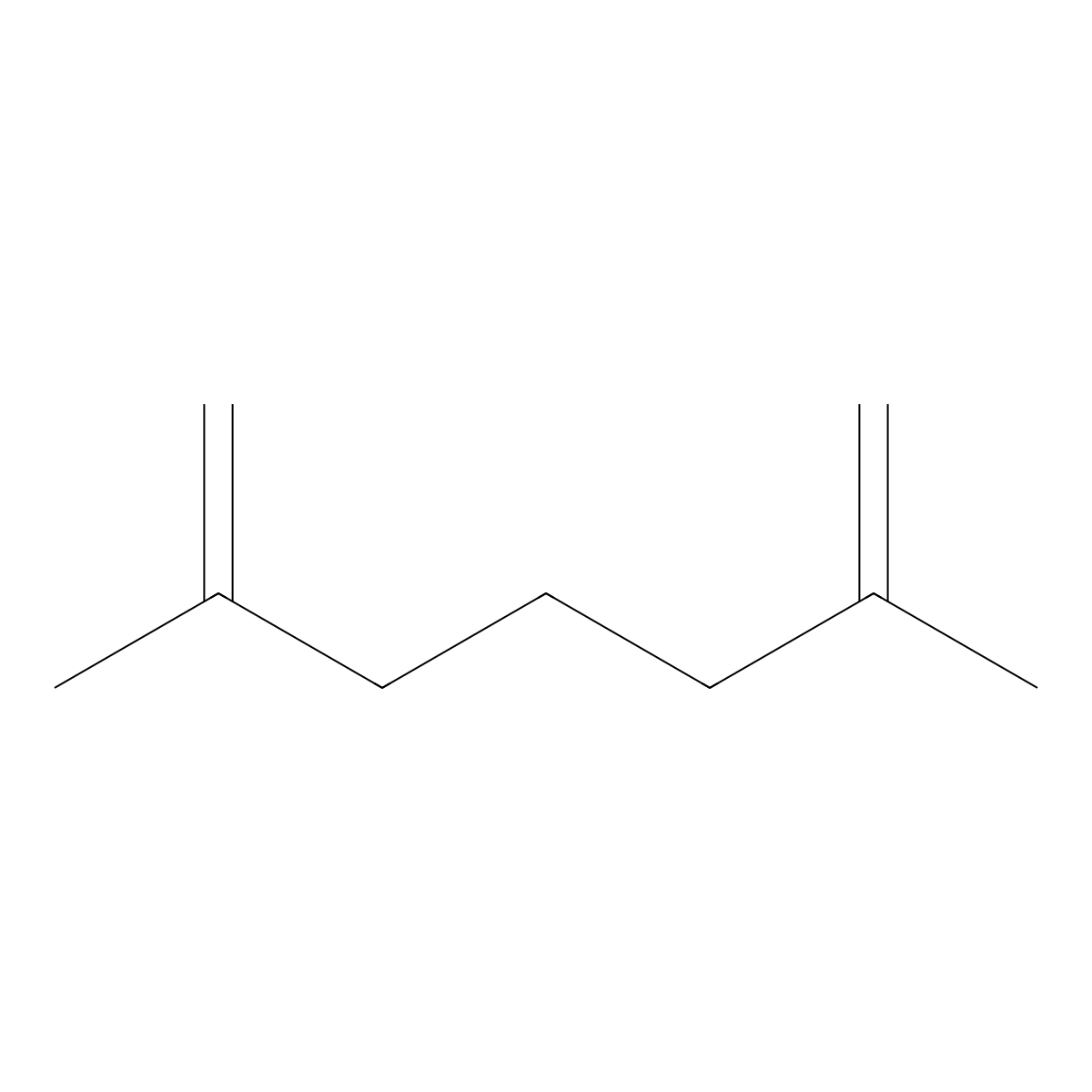 2,6-Dimethyl-1,6-heptadiene molecular structure, CAS 51708-83-9