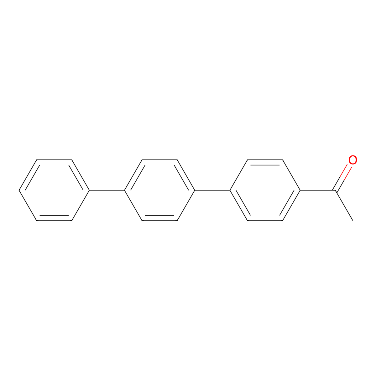 1-Acetyl-4-(4-phenylphenyl)benzene molecular structure, CAS 5171-64-2