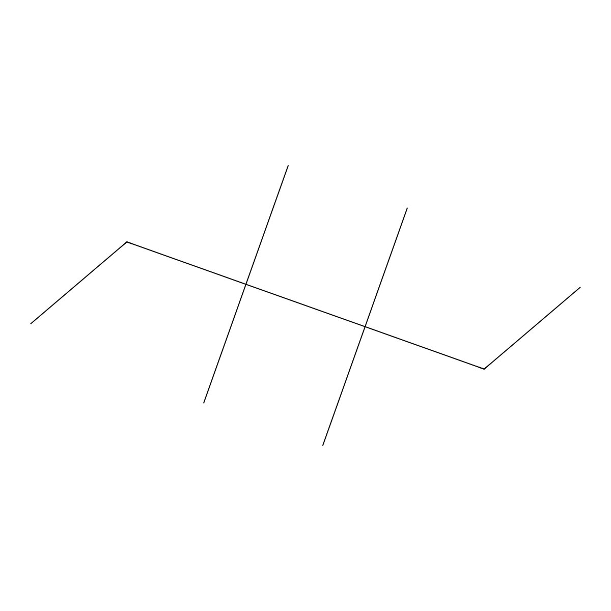 Hexane, 3,3,4,4-tetramethyl- molecular structure, CAS 5171-84-6