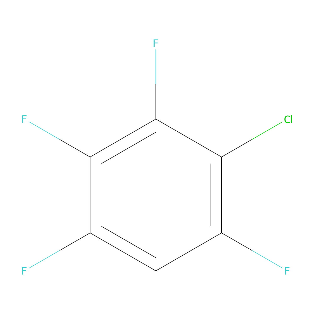 2-Chloro-1,3,4,5-tetrafluorobenzene molecular structure, CAS 5172-06-5