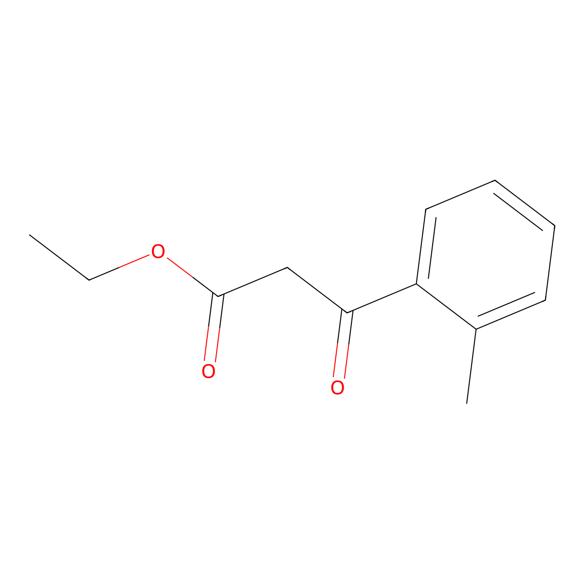 Ethyl 2-methyl-beta-oxobenzenepropanoate molecular structure, CAS 51725-82-7