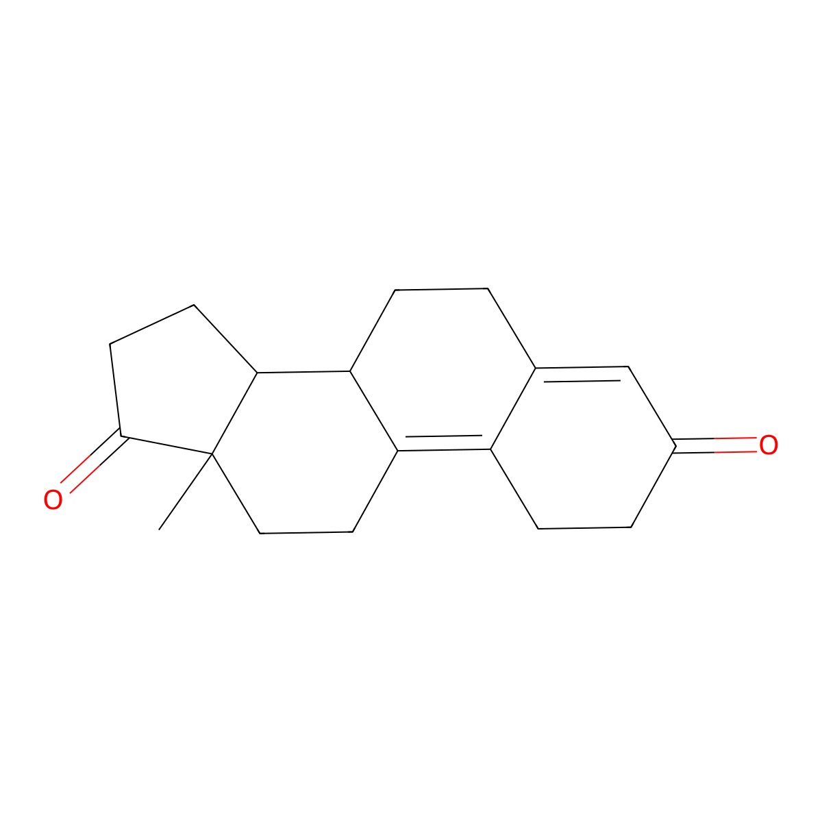 Dienedione molecular structure, CAS 5173-46-6