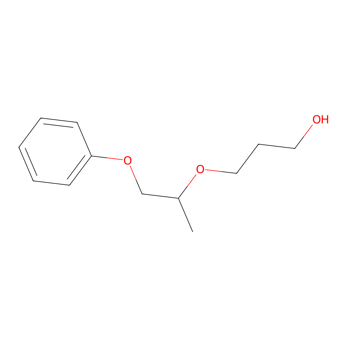 (Methyl-2-phenoxyethoxy)propanol molecular structure, CAS 51730-94-0