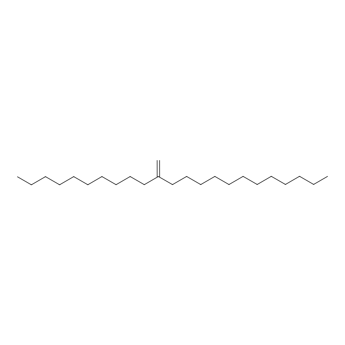 11-Methylenetricosane molecular structure, CAS 51732-26-4