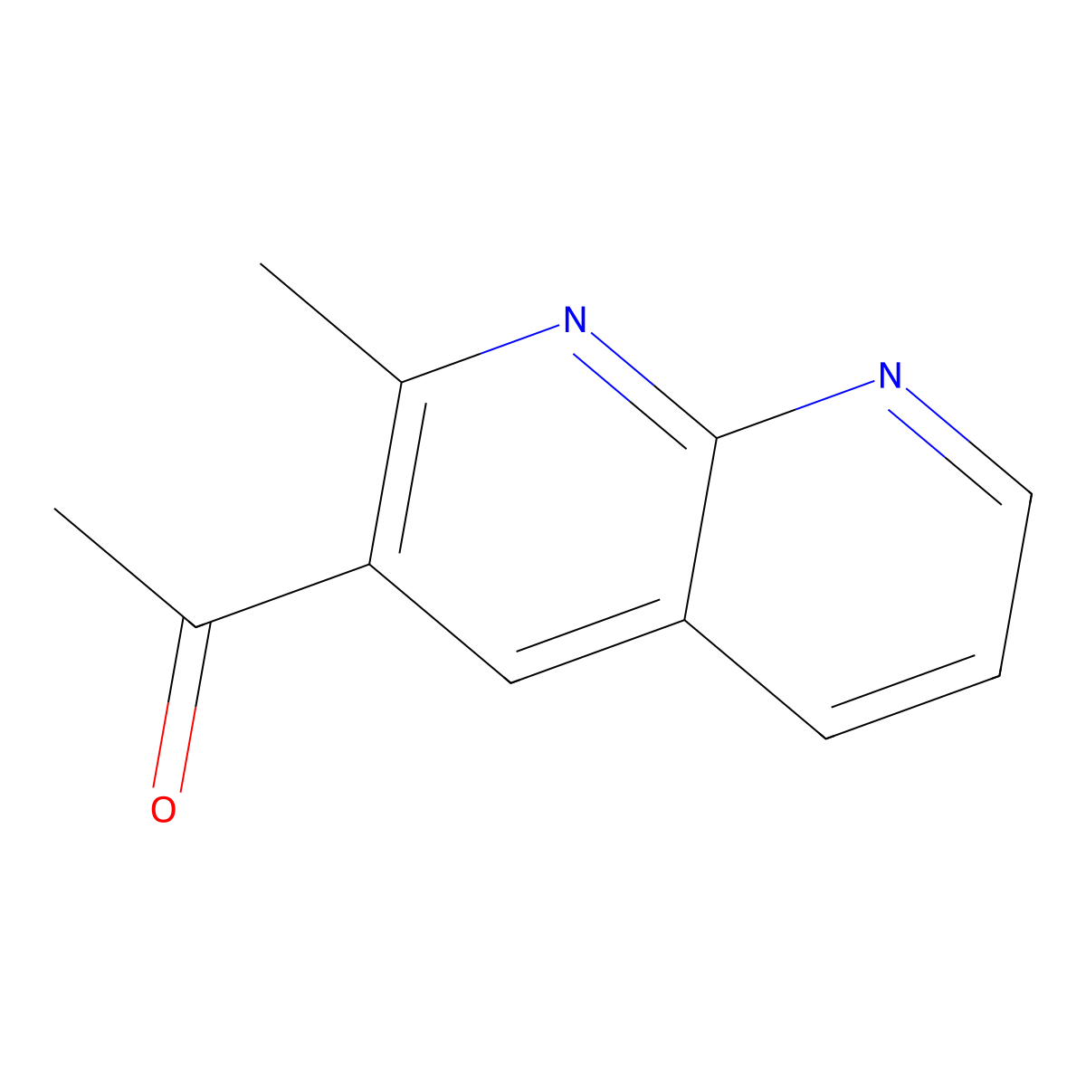 Ketone, methyl 2-methyl-1,8-naphthyridin-3-yl molecular structure, CAS 5174-87-8