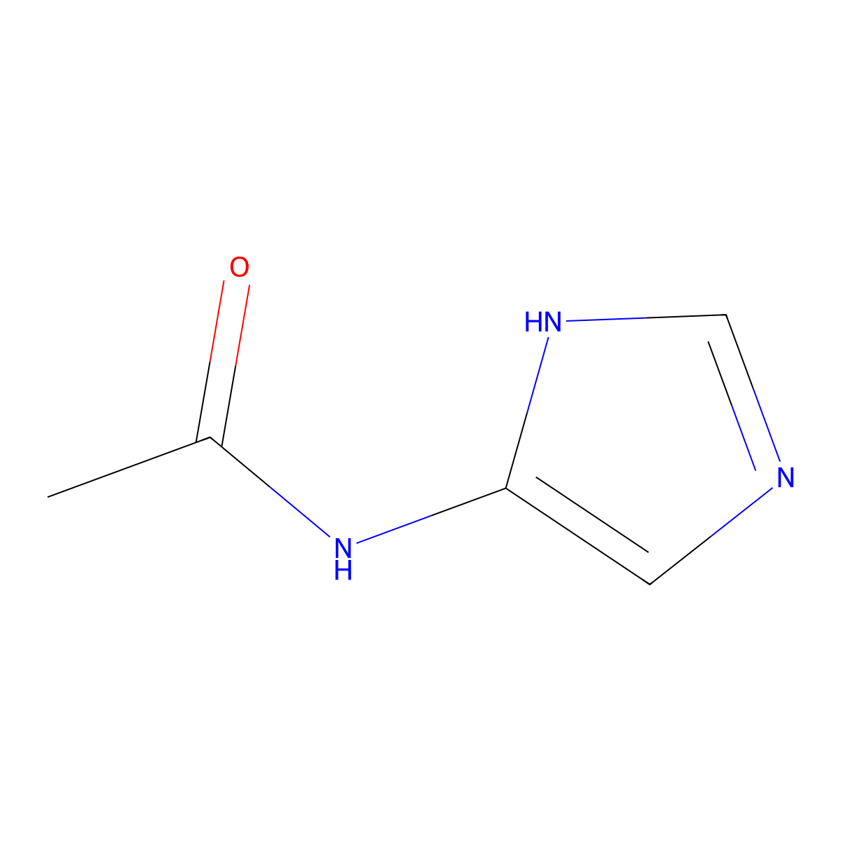 N-(1H-imidazol-4-yl)acetamide molecular structure, CAS 51741-72-1