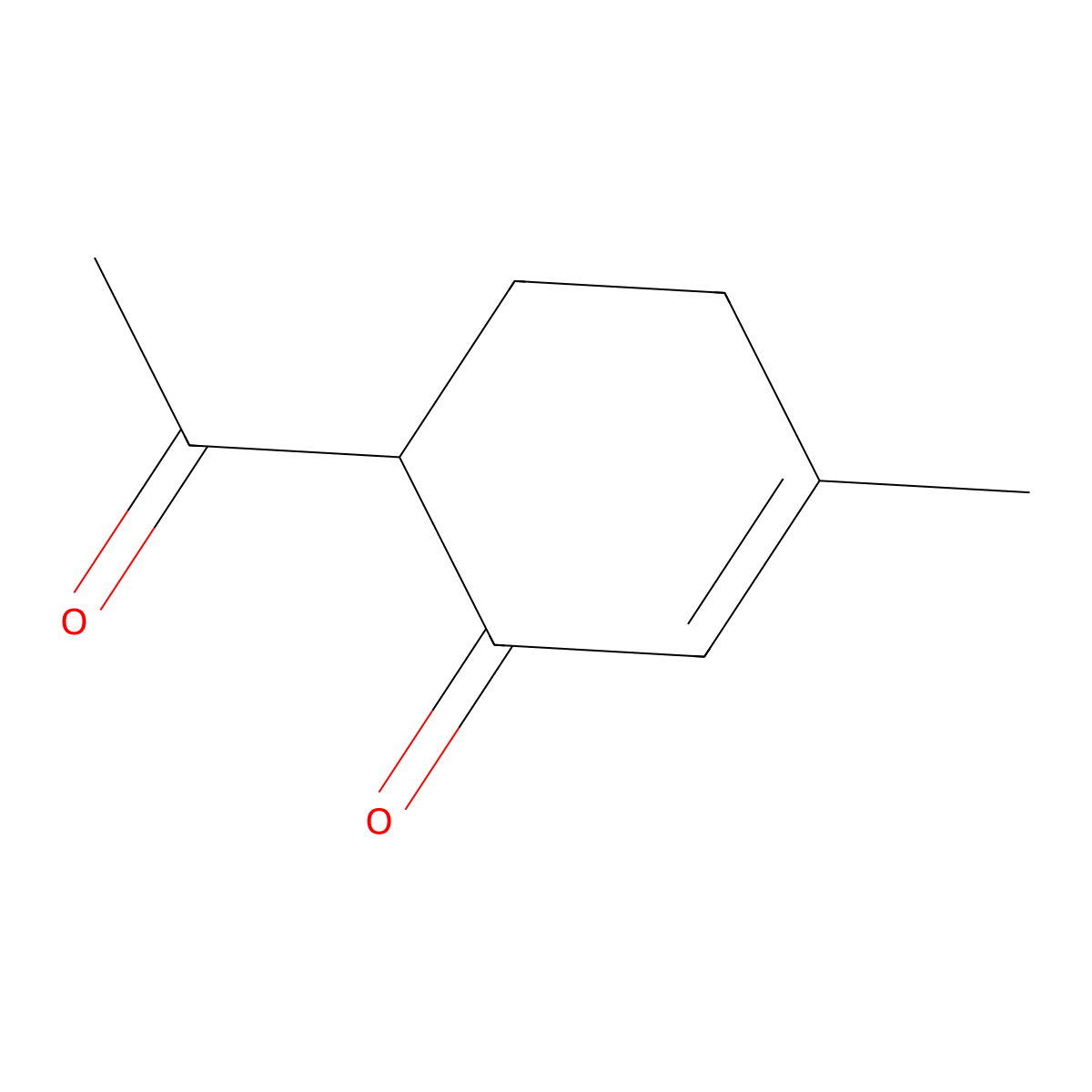 6-Acetyl-3-methyl-2-cyclohexen-1-one molecular structure, CAS 51742-11-1