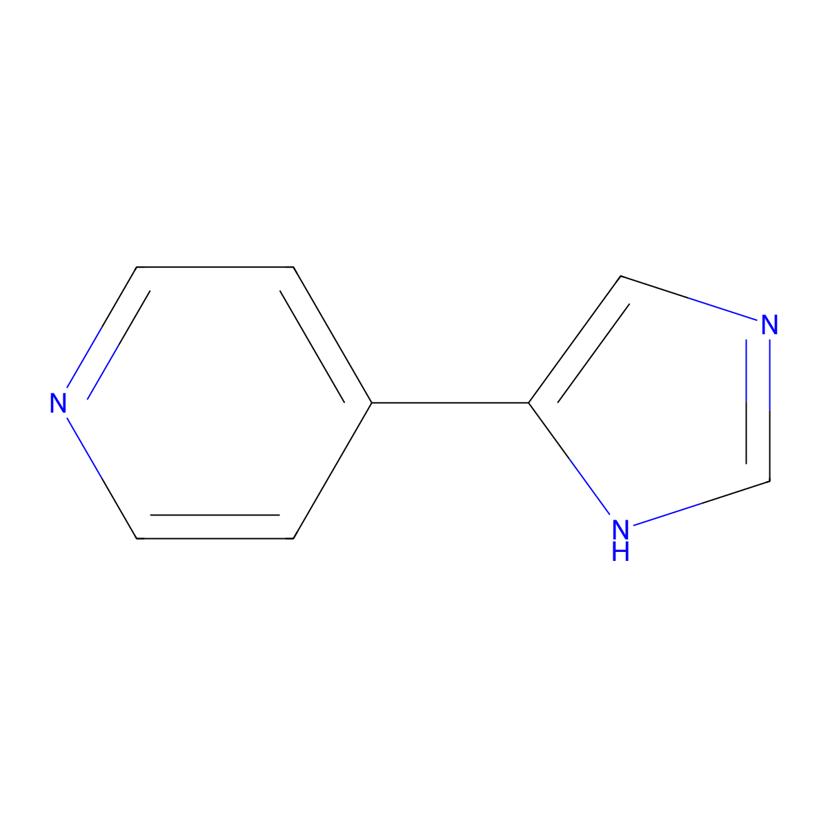 4-(1H-Imidazol-5-yl)pyridine molecular structure, CAS 51746-87-3