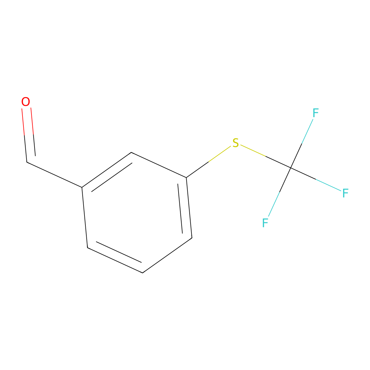 3-(Trifluoromethylthio)benzaldehyde molecular structure, CAS 51748-27-7