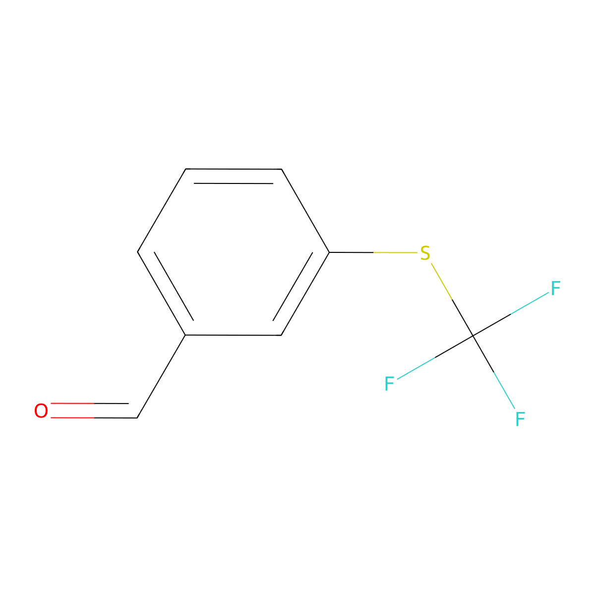 3-(Trifluoromethylthio)benzaldehyde molecular structure, CAS 51748-27-7