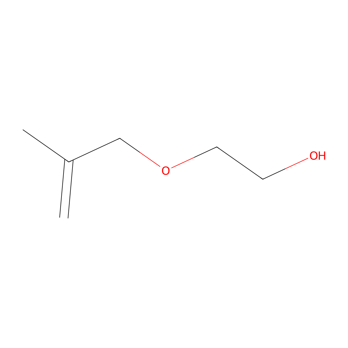 2-(2-Methylallyloxy)ethanol molecular structure, CAS 5175-48-4