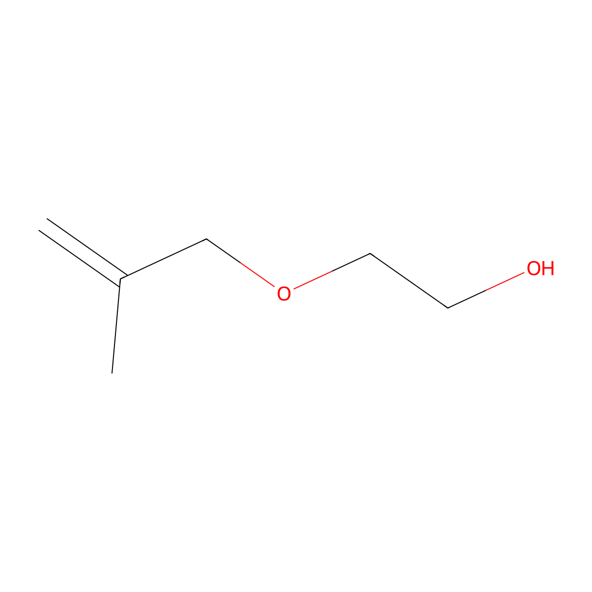 2-(2-Methylallyloxy)ethanol molecular structure, CAS 5175-48-4