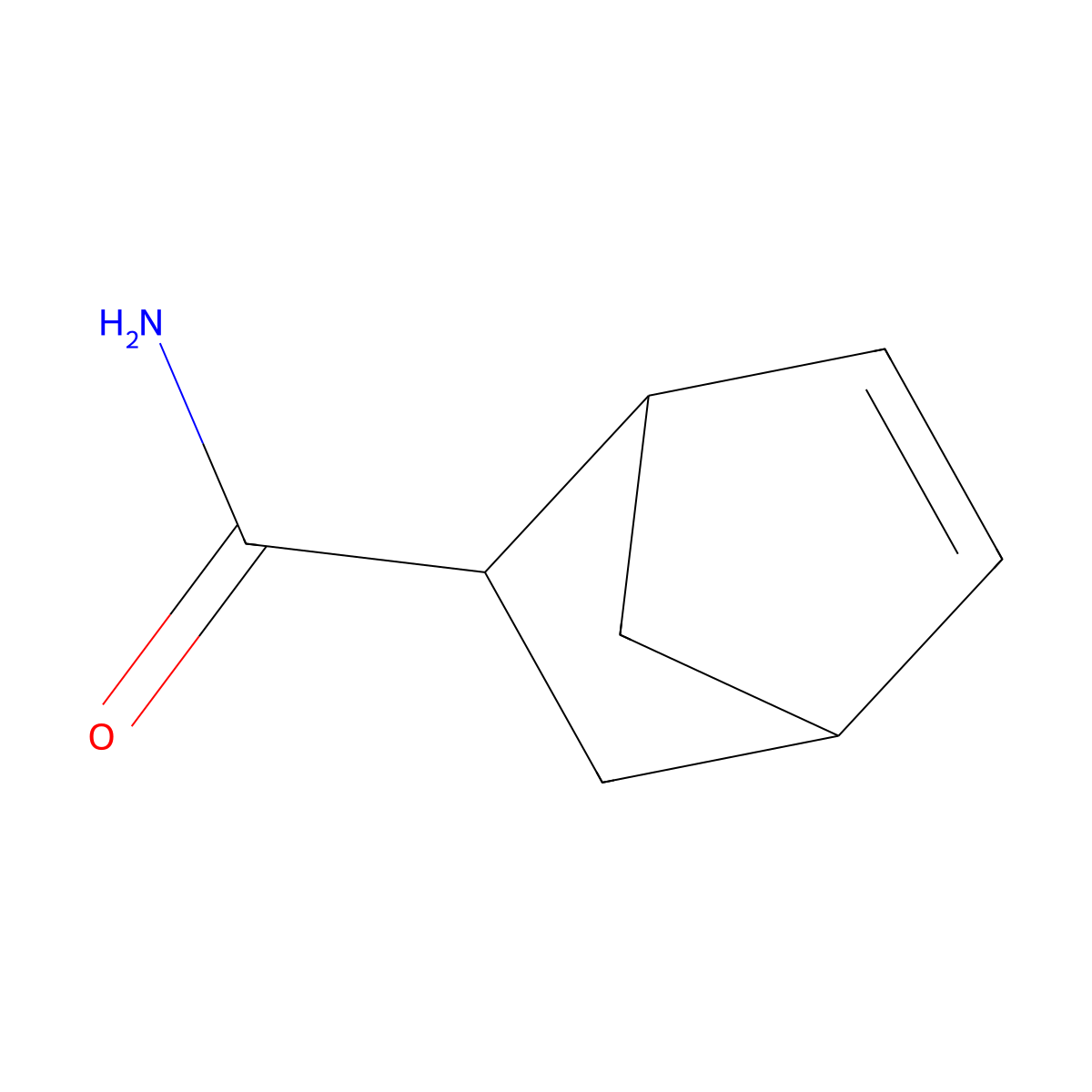 Bicyclo(2.2.1)hept-5-ene-2-carboxamide molecular structure, CAS 51757-85-8
