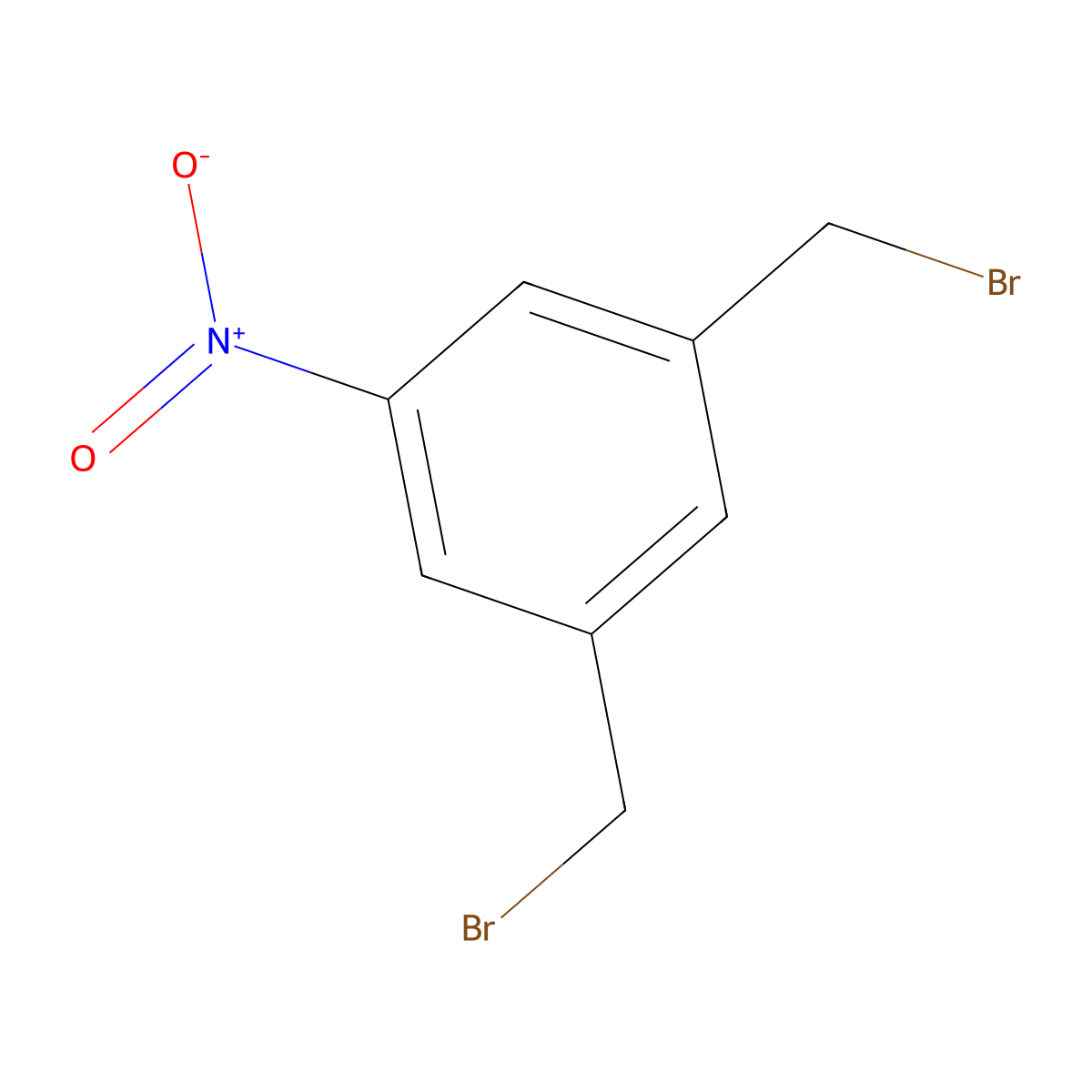 1,3-Bis(bromomethyl)-5-nitrobenzene molecular structure, CAS 51760-20-4