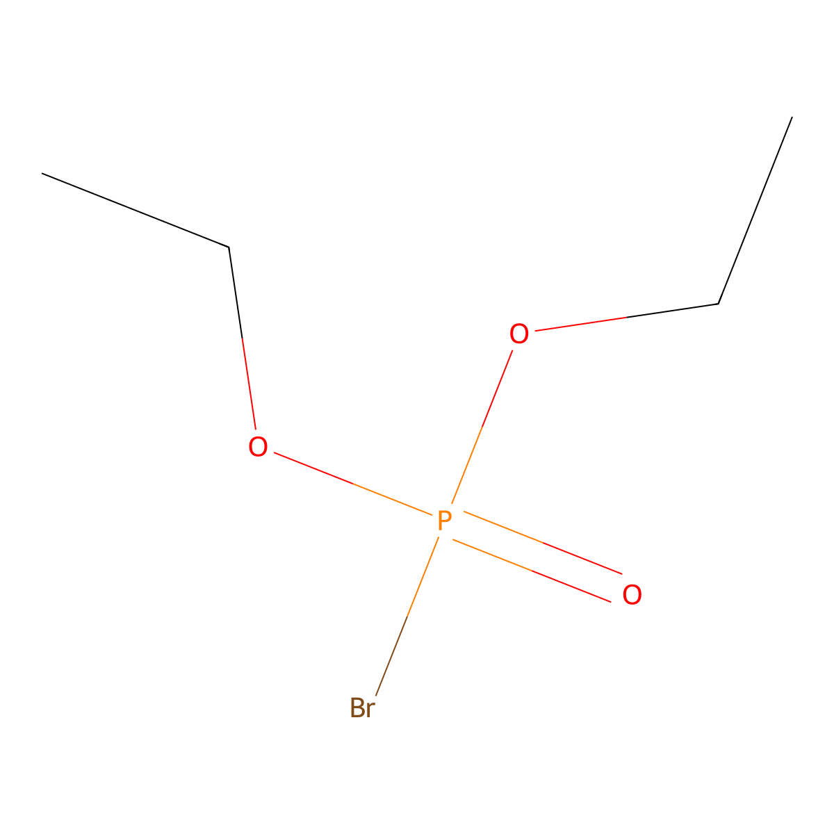 Diethyl bromophosphonate molecular structure, CAS 51761-27-4