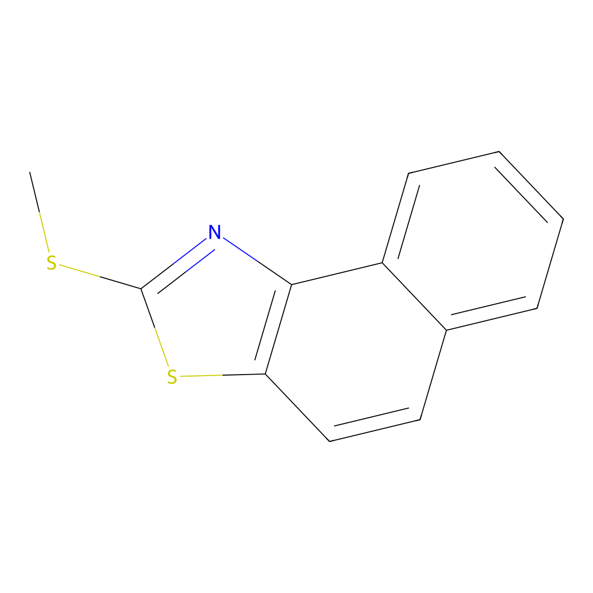 Naphtho[1,2-d]thiazole, 2-(methylthio)- molecular structure, CAS 51769-43-8