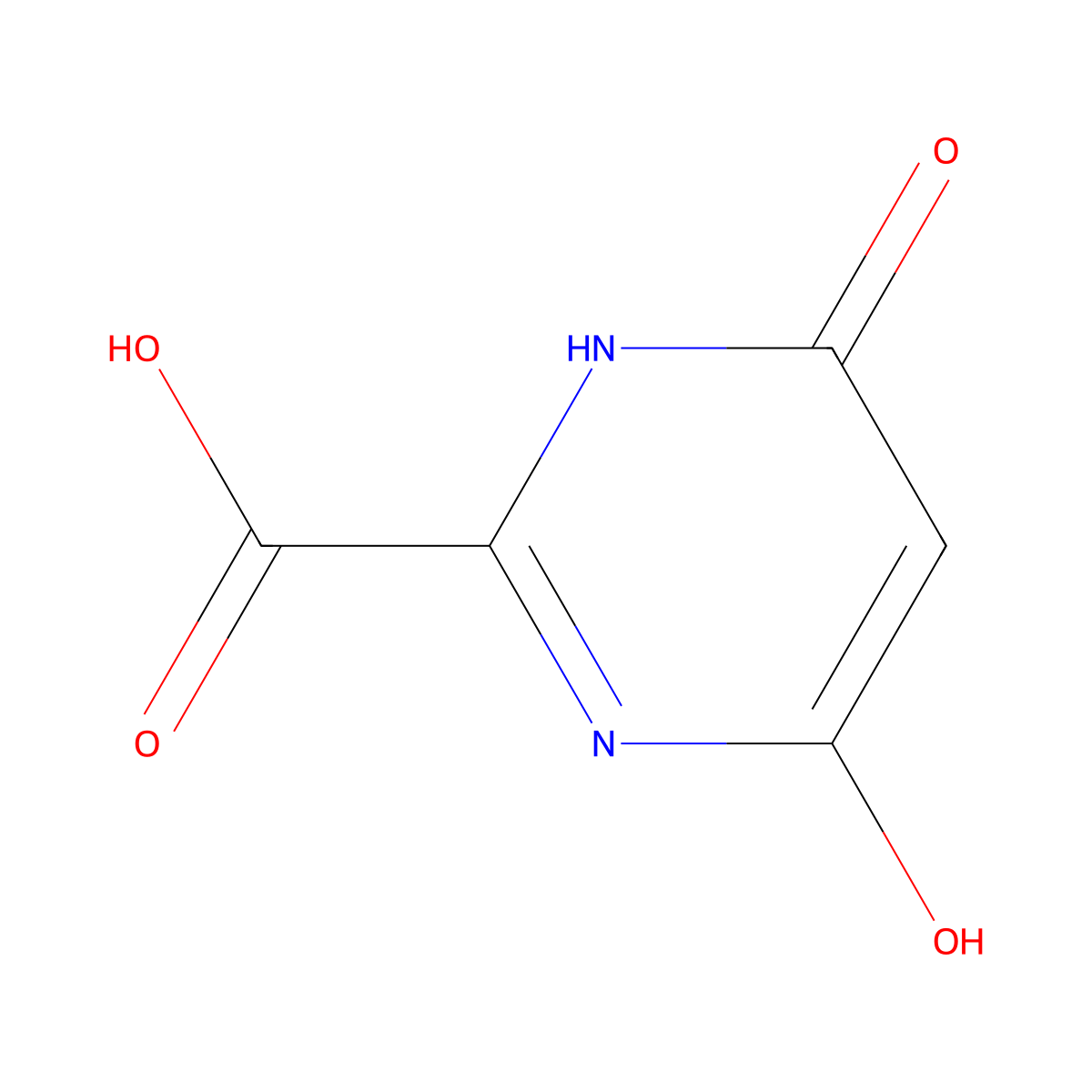 4,6-Dihydroxypyrimidine-2-carboxylic acid molecular structure, CAS 5177-20-8