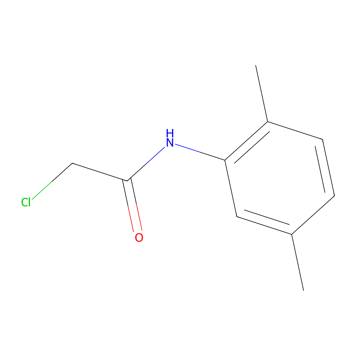 2-Chloro-2',5'-acetoxylidide molecular structure, CAS 5177-35-5