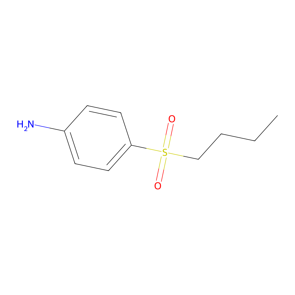 4-(Butylsulfonyl)aniline molecular structure, CAS 51770-72-0