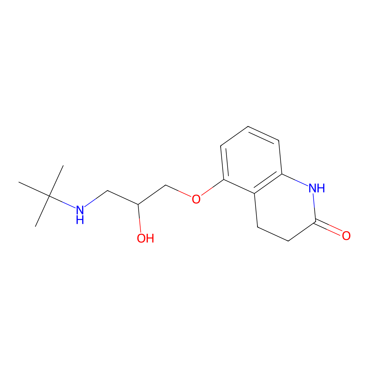 Carteolol molecular structure, CAS 51781-06-7