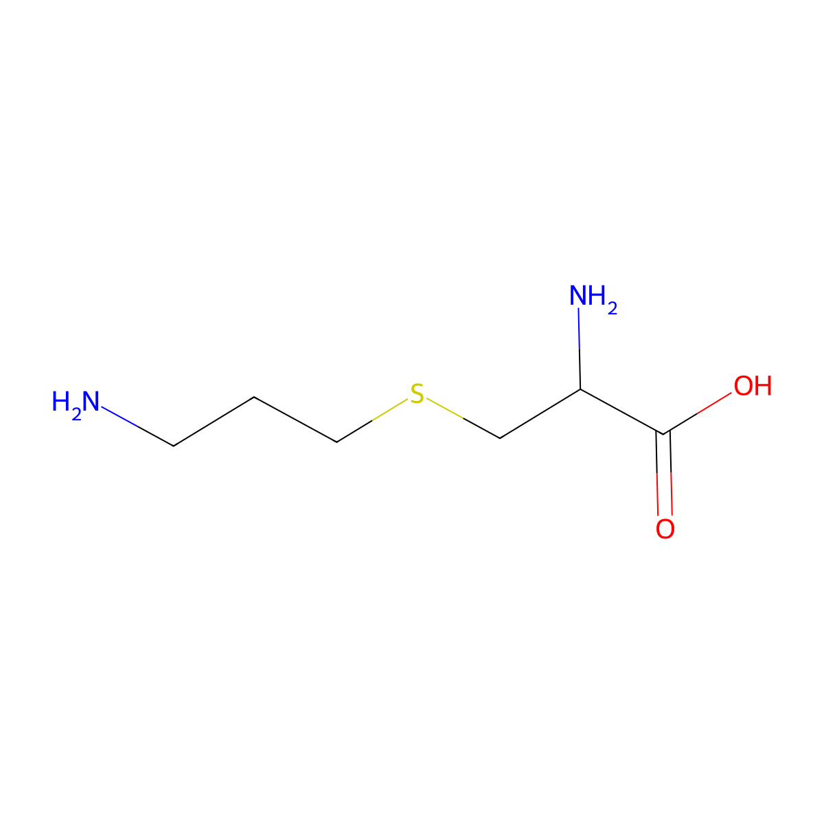Aminopropylcysteine molecular structure, CAS 51785-96-7
