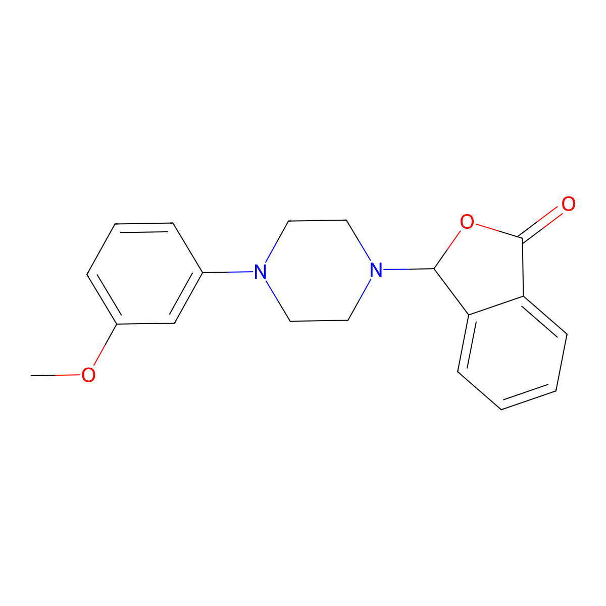 3-[4-(3-methoxyphenyl)piperazin-1-yl]-2-benzofuran-1(3H)-one molecular structure, CAS 517868-63-2