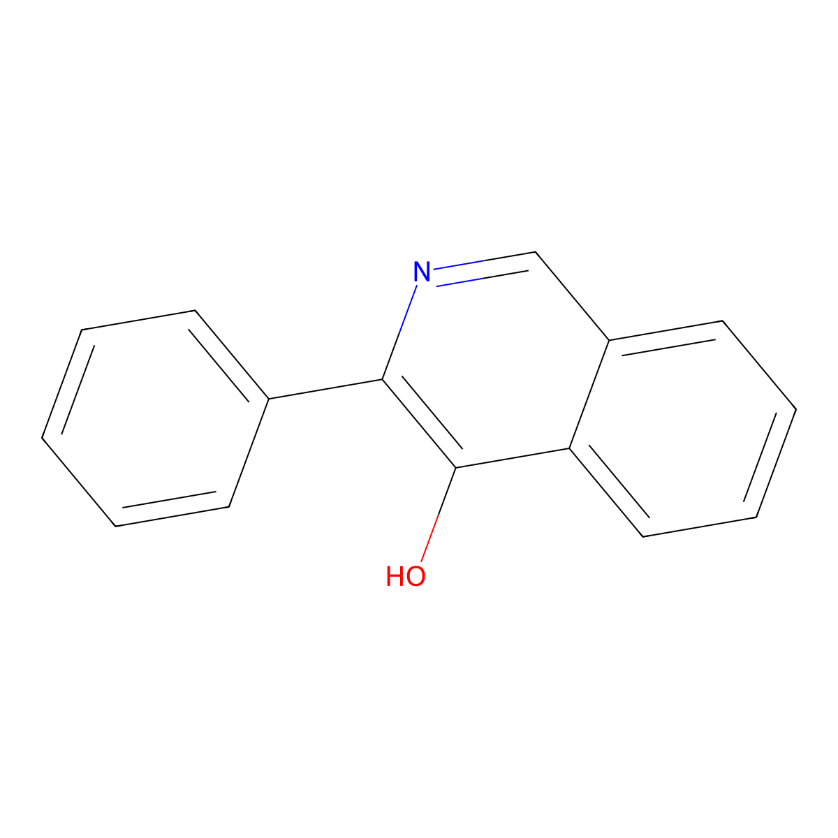 4-Isoquinolinol, 3-phenyl- molecular structure, CAS 51787-73-6