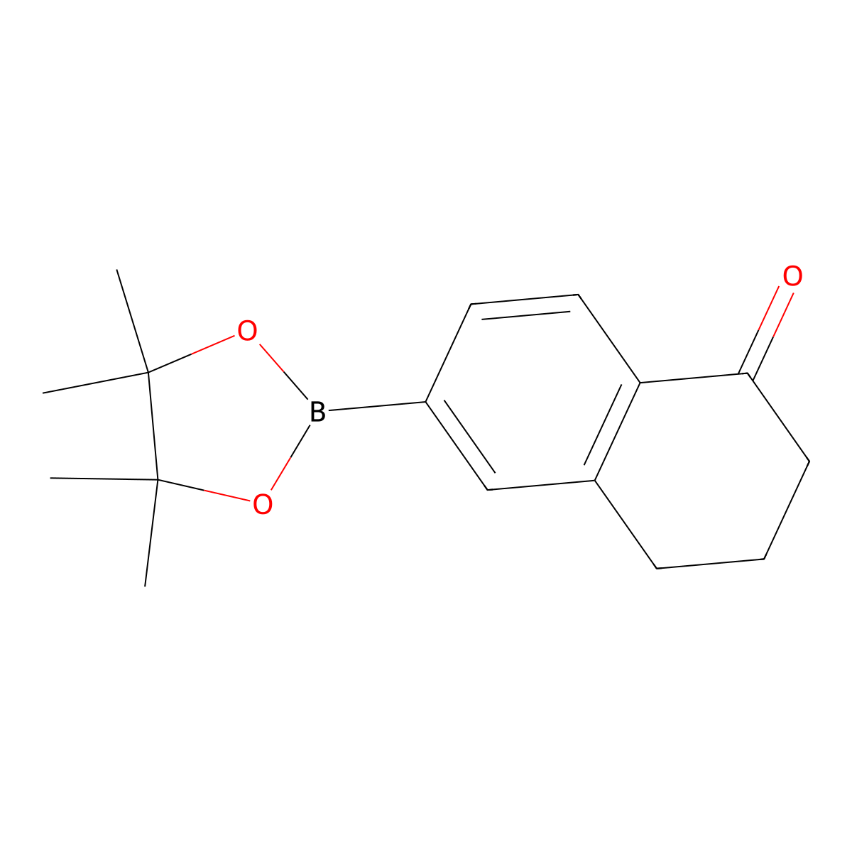 6-(4,4,5,5-tetramethyl-1,3,2-dioxaborolan-2-yl)-3,4-dihydronaphthalen-1(2H)-one molecular structure, CAS 517874-22-5