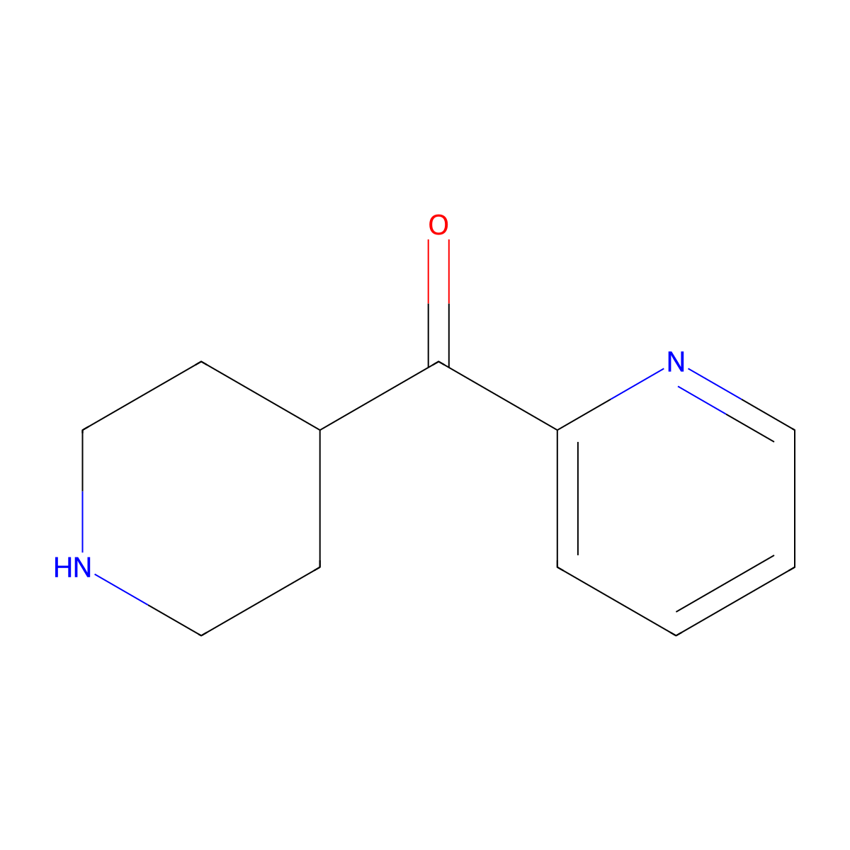 2-(Piperidine-4-carbonyl)pyridine molecular structure, CAS 517875-06-8