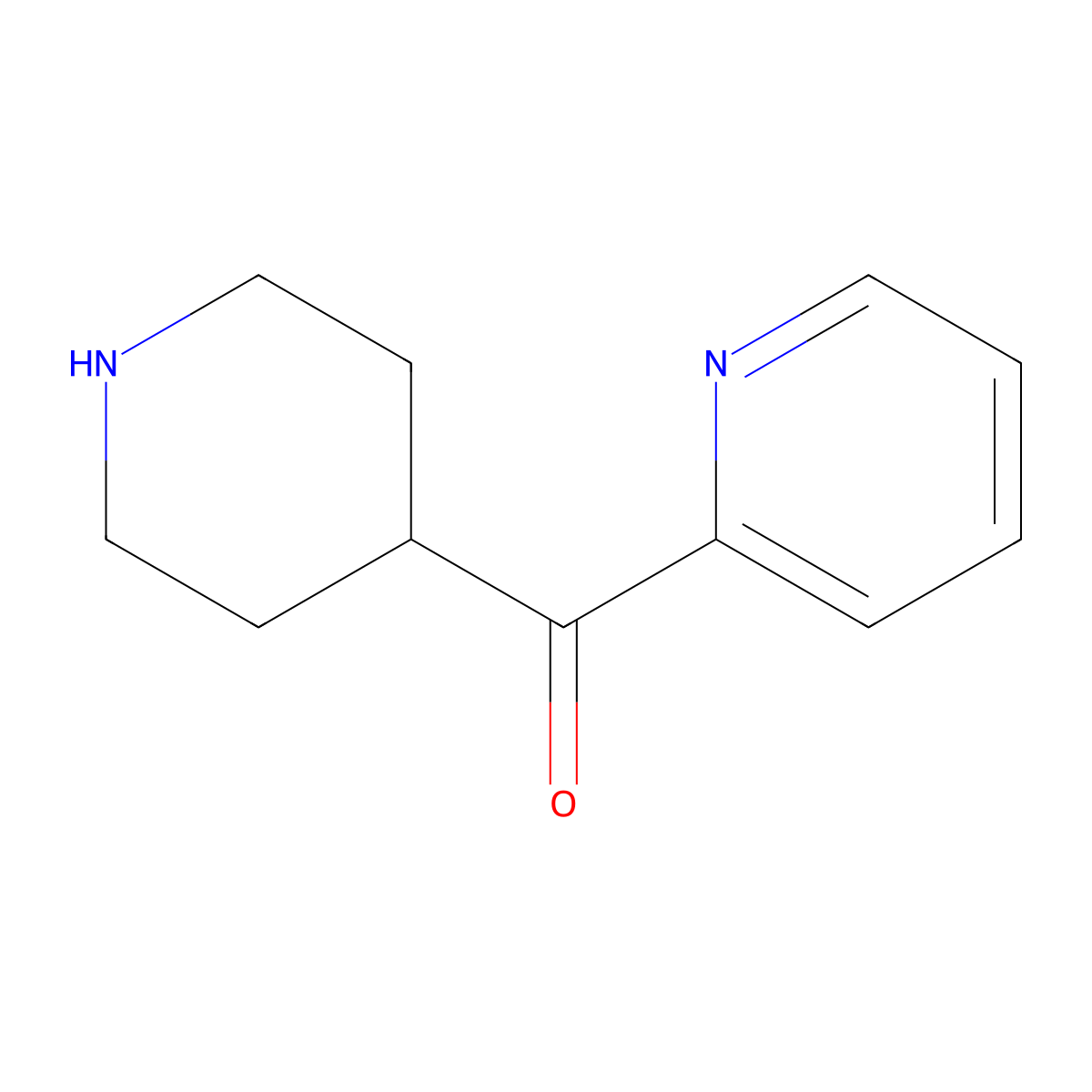 2-(Piperidine-4-carbonyl)pyridine molecular structure, CAS 517875-06-8