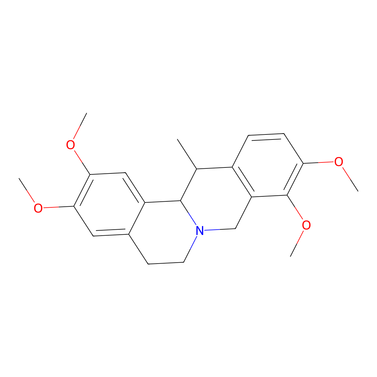 (+)-Corydaline molecular structure, CAS 518-69-4