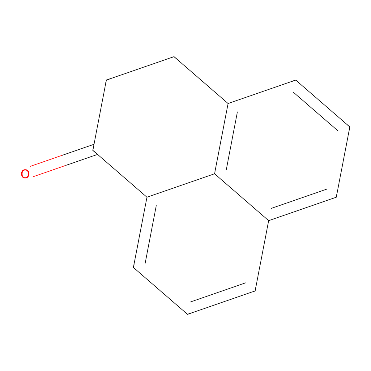 2,3-Dihydro-1H-phenalen-1-one molecular structure, CAS 518-85-4