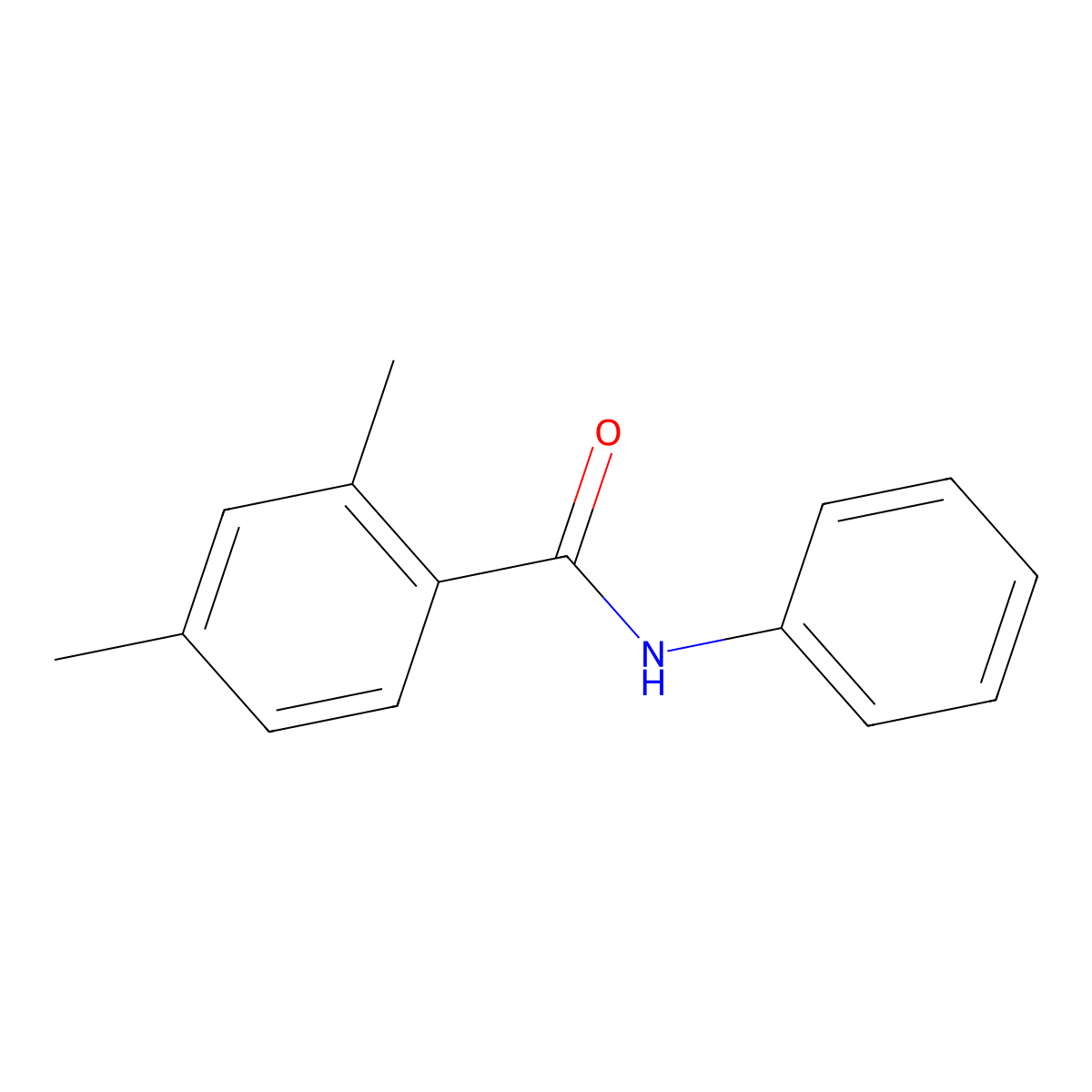 2,4-dimethyl-N-phenylbenzamide molecular structure, CAS 5180-83-6