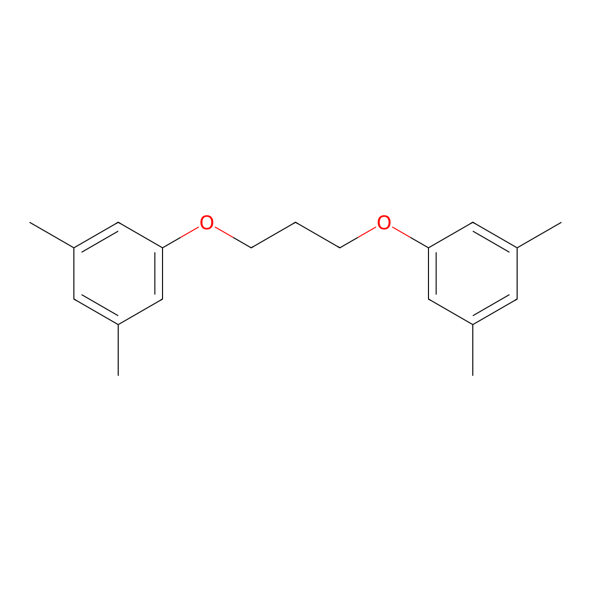 1-[3-(3,5-Dimethylphenoxy)propoxy]-3,5-dimethylbenzene molecular structure, CAS 518020-32-1