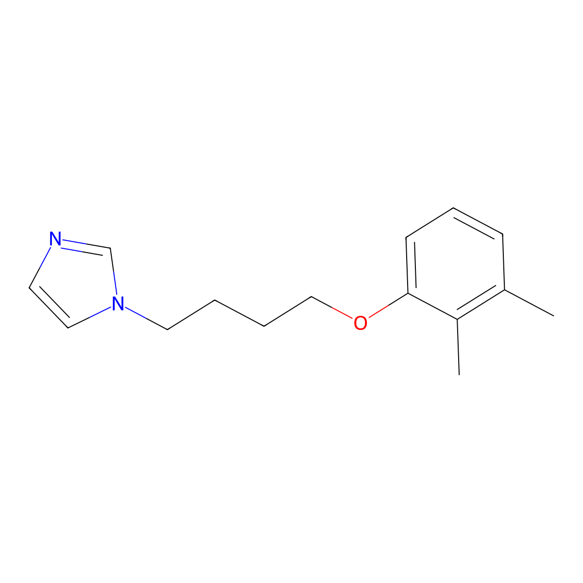 1-[4-(2,3-Dimethylphenoxy)butyl]imidazole molecular structure, CAS 518029-49-7