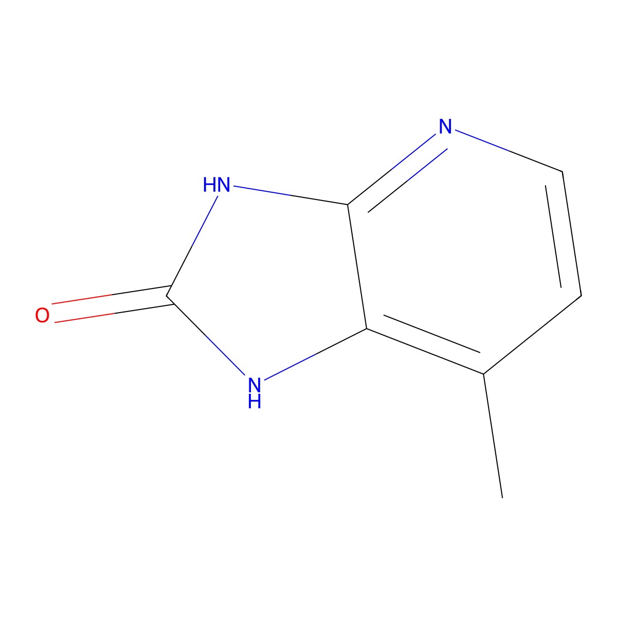 7-methyl-1H,2H,3H-imidazo[4,5-b]pyridin-2-one molecular structure, CAS 518038-75-0