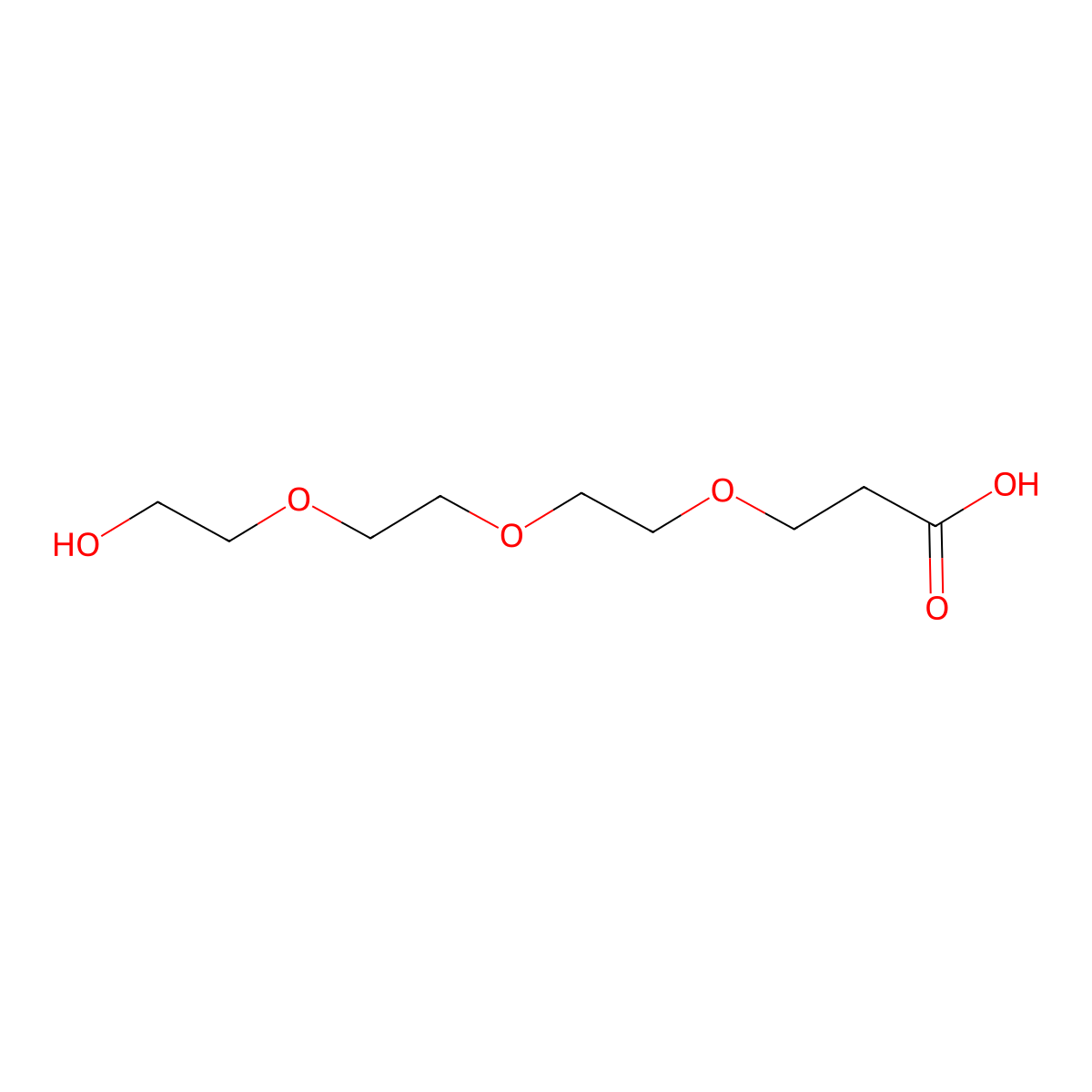 Hydroxy-PEG3-acid molecular structure, CAS 518044-49-0