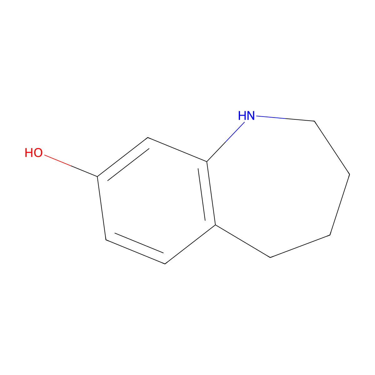 2,3,4,5-Tetrahydro-1H-benzo[b]azepin-8-ol molecular structure, CAS 518051-95-1
