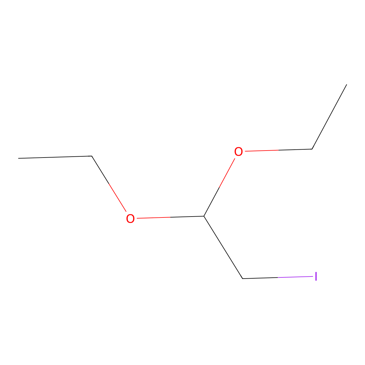 1,1-Diethoxy-2-iodoethane molecular structure, CAS 51806-20-3