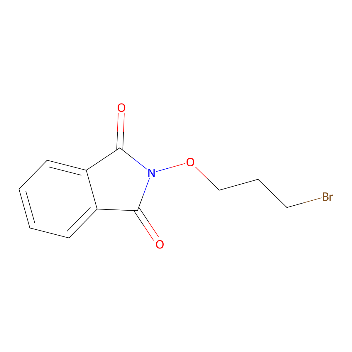 2-(3-Bromopropoxy)-1H-isoindole-1,3(2H)-dione molecular structure, CAS 5181-36-2