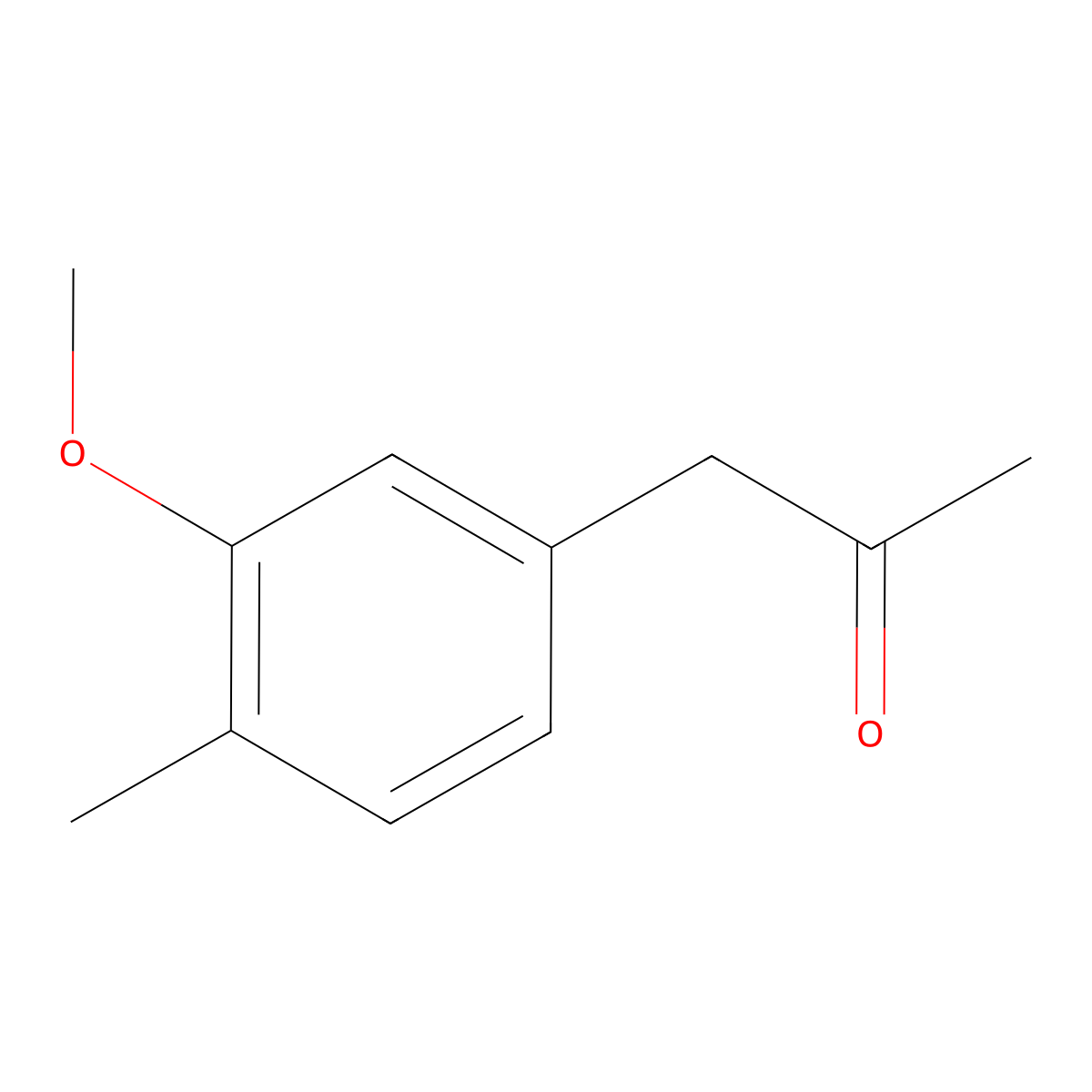 1-(3-Methoxy-4-methylphenyl)propan-2-one molecular structure, CAS 51814-28-9