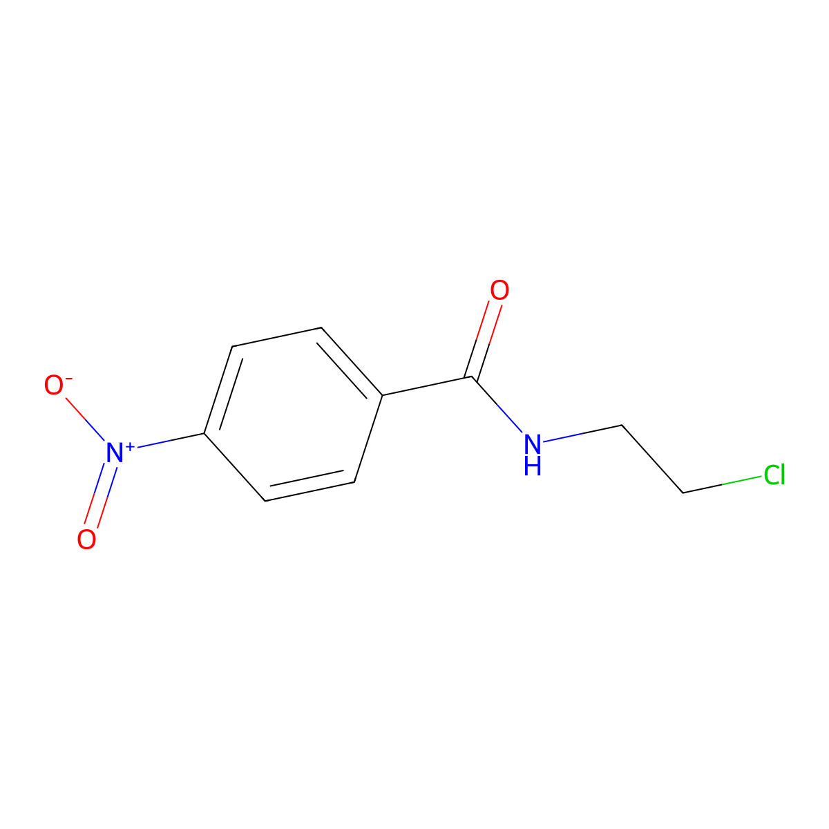n-(2-Chloroethyl)-4-nitrobenzamide molecular structure, CAS 51816-15-0
