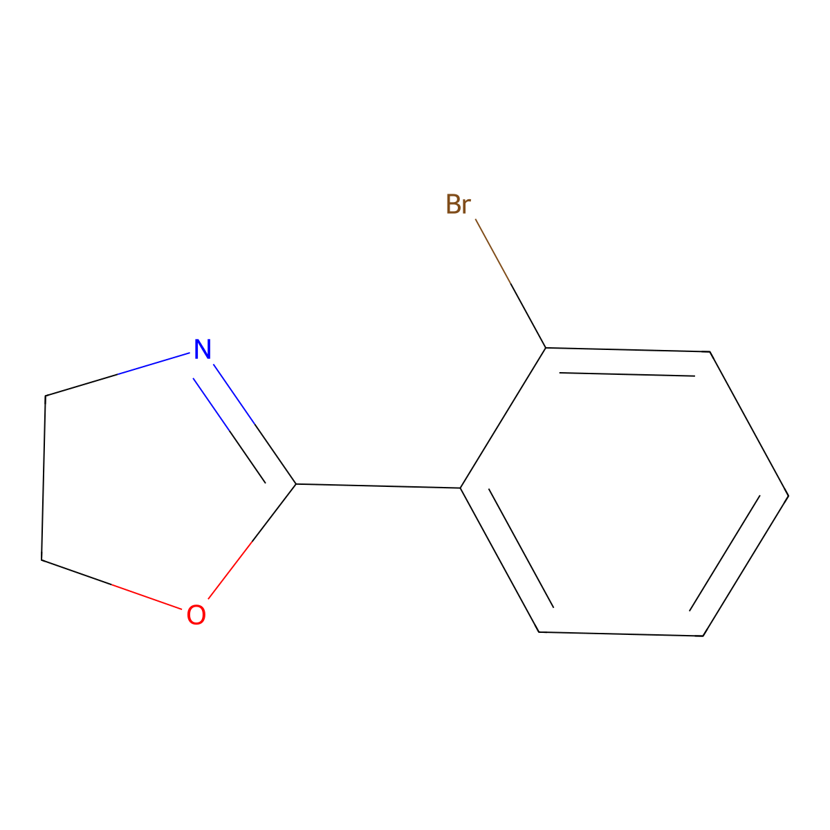 2-(2-Bromophenyl)-4,5-dihydrooxazole molecular structure, CAS 51816-27-4