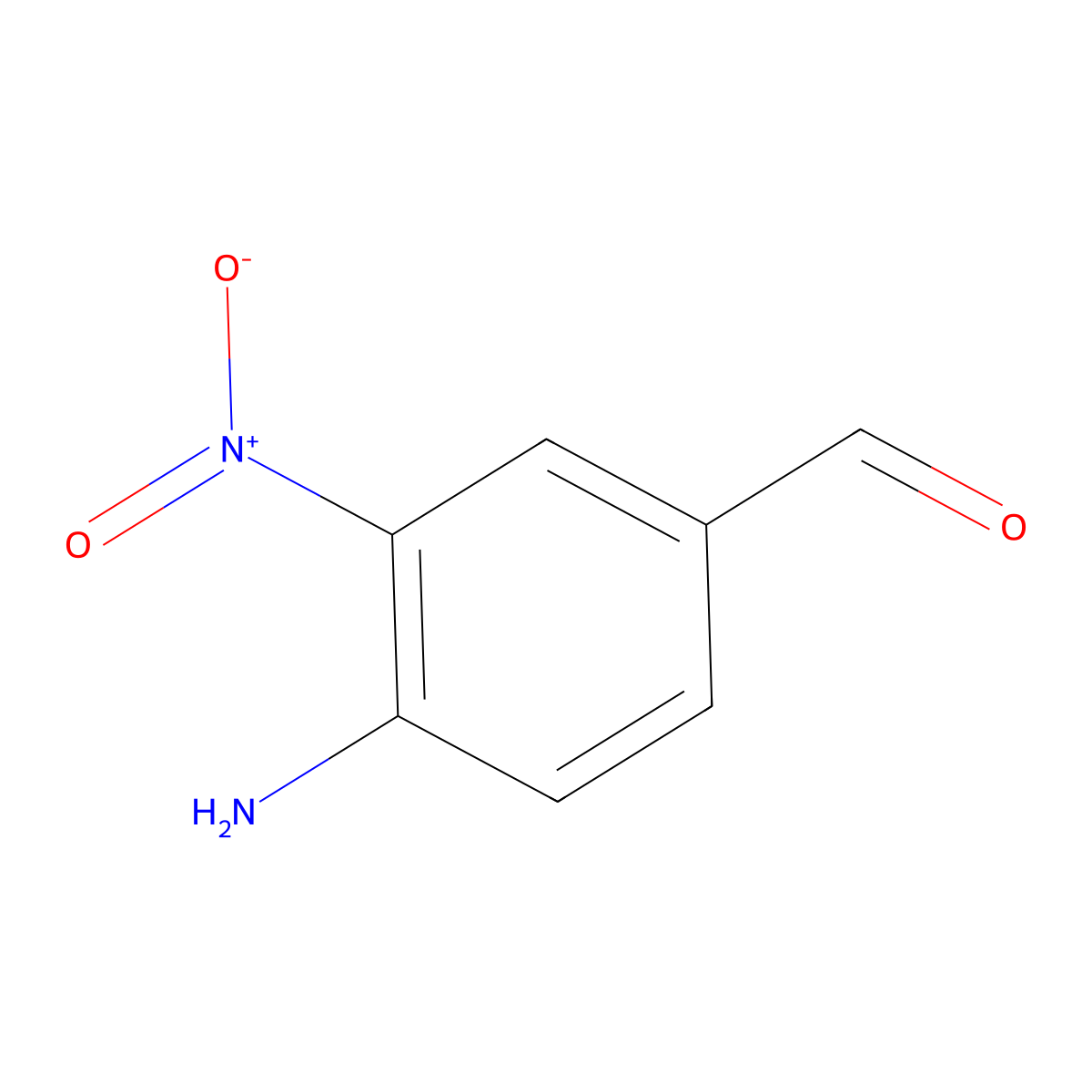 4-Amino-3-nitrobenzaldehyde molecular structure, CAS 51818-99-6