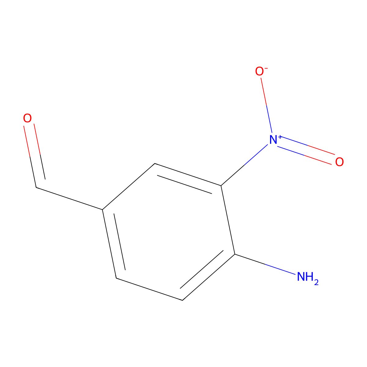 4-Amino-3-nitrobenzaldehyde molecular structure, CAS 51818-99-6